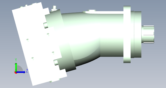 斜轴式轴向柱塞泵结构设计三维SW2016带参+CAD+说明