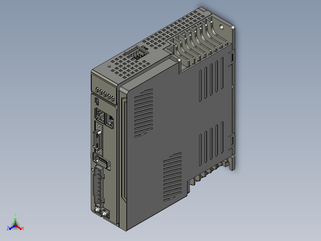 雷赛L7EC-L系列私服驱动器3D模型