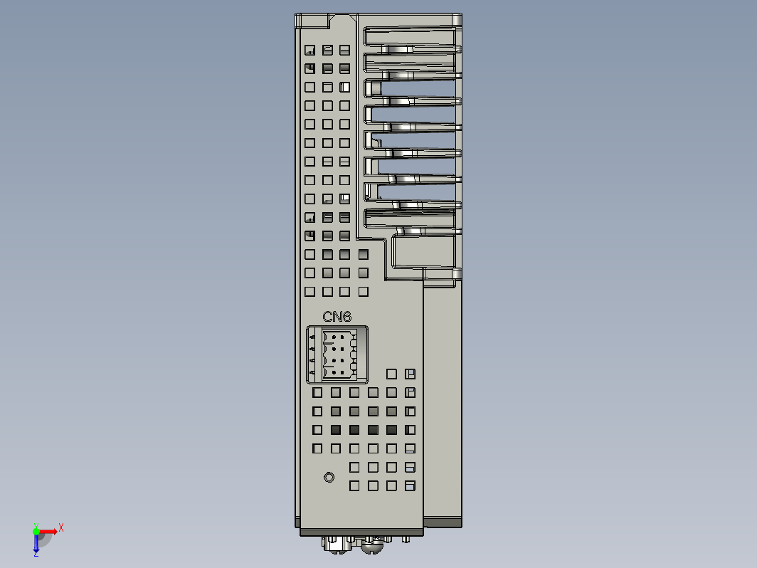 雷赛L7EC-L系列私服驱动器3D模型