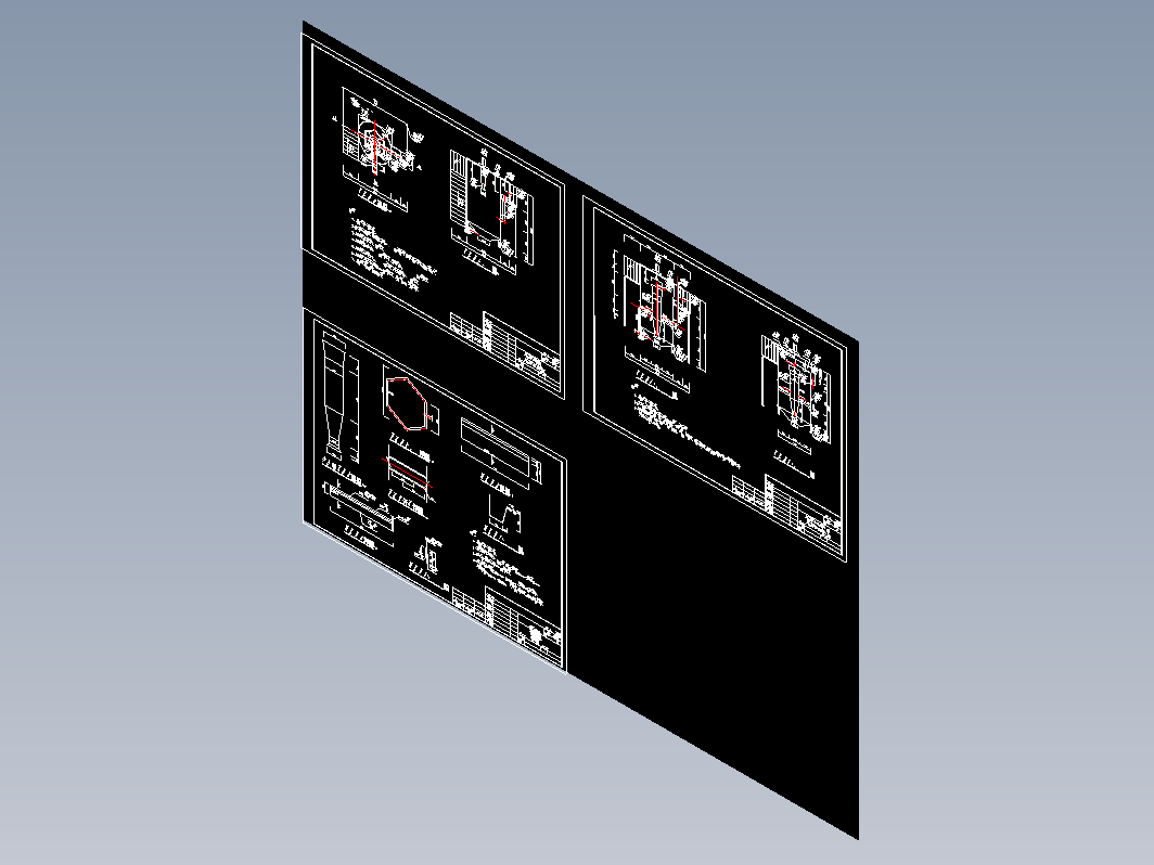 圆形气浮机图纸