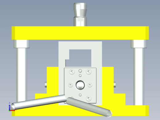 冲压模具 TUBING NOTCHER DIE STP IGS X_T缩略图