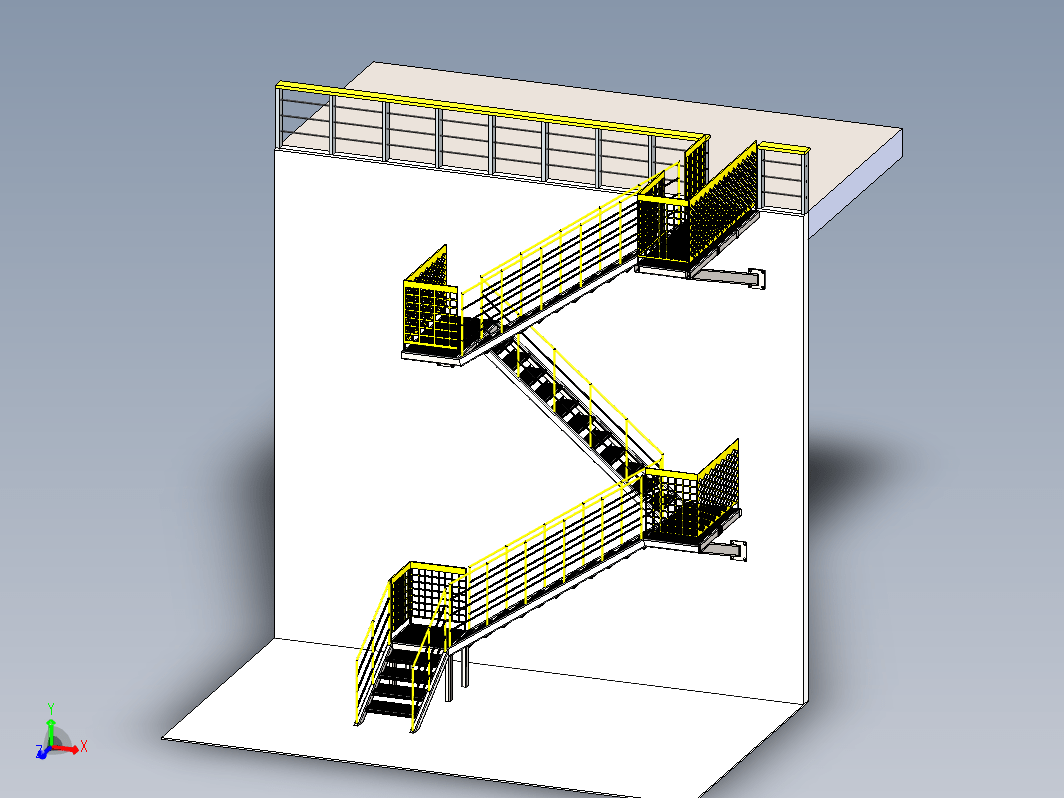 工厂工业楼梯