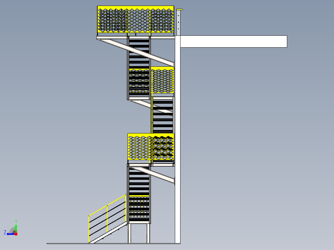 工厂工业楼梯