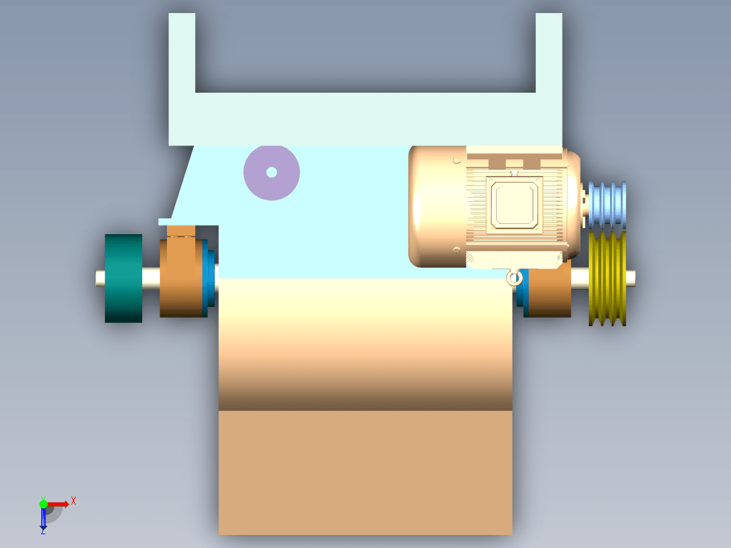 锤式破碎机设计三维Step+CAD+说明书