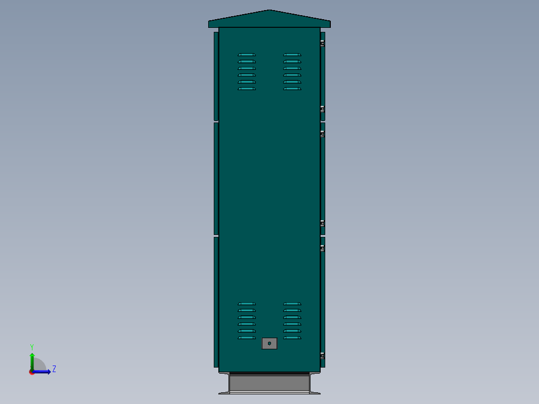 户外三相单表位计量箱（750宽450深1600高）