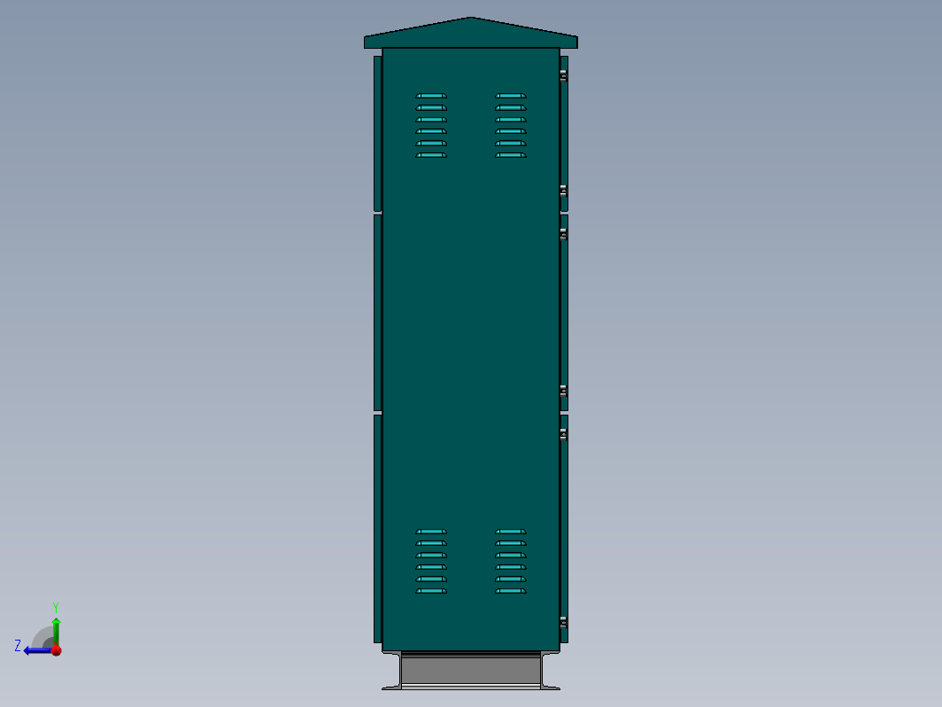 户外三相单表位计量箱（750宽450深1600高）