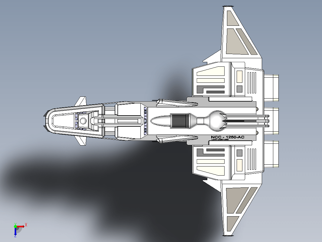 USS NCC-1250星际联邦宇宙飞船