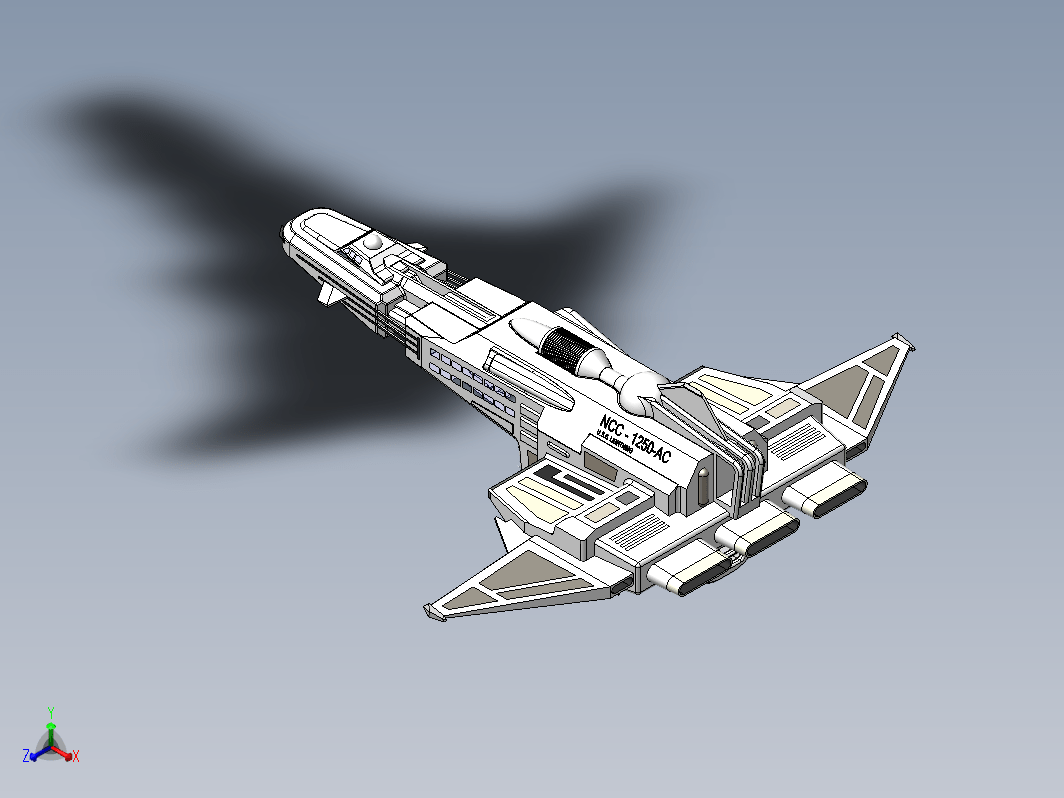 USS NCC-1250星际联邦宇宙飞船