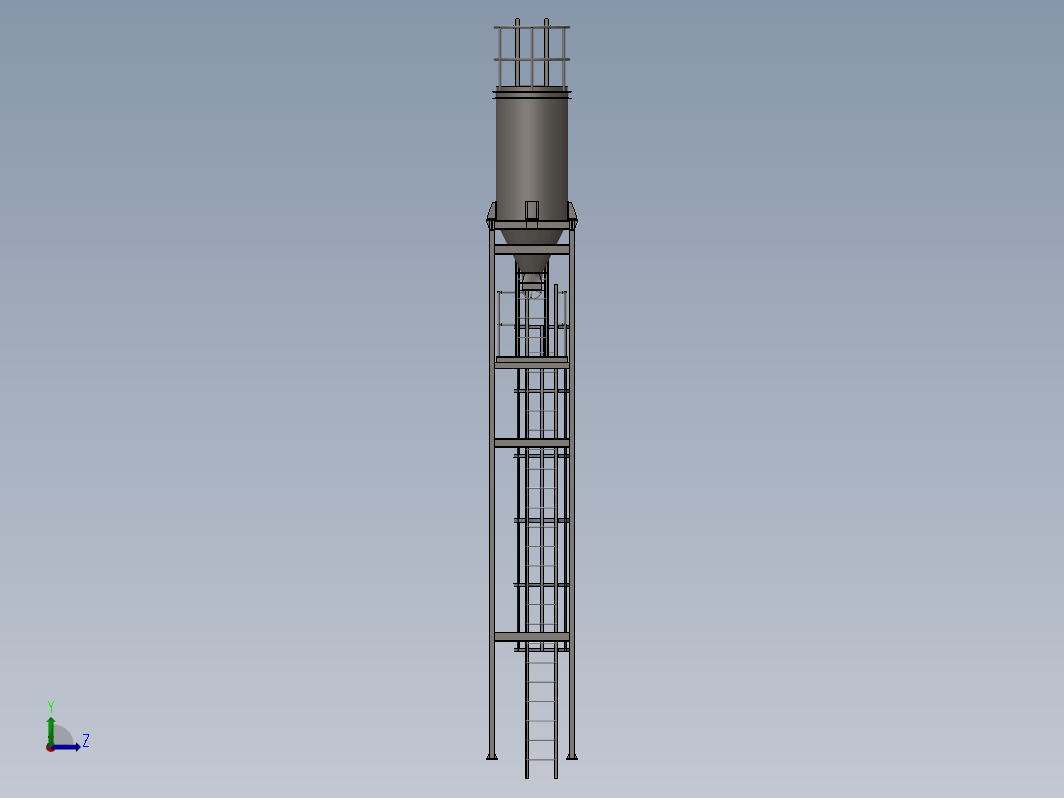 带侧梯的1.5吨罐箱