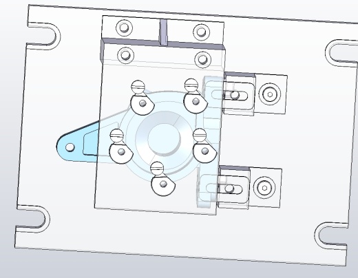 阀座钻孔夹具设计模型三维CatiaV5R20+CAD+说明缩略图