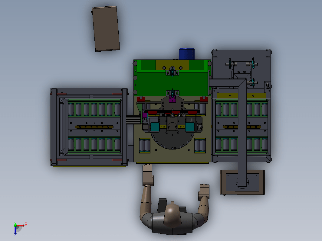 螺丝拧紧设备全套3D