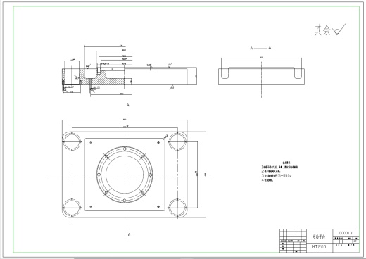 QLB—600X600柱式平板硫化机主机设计+CAD+说明书缩略图