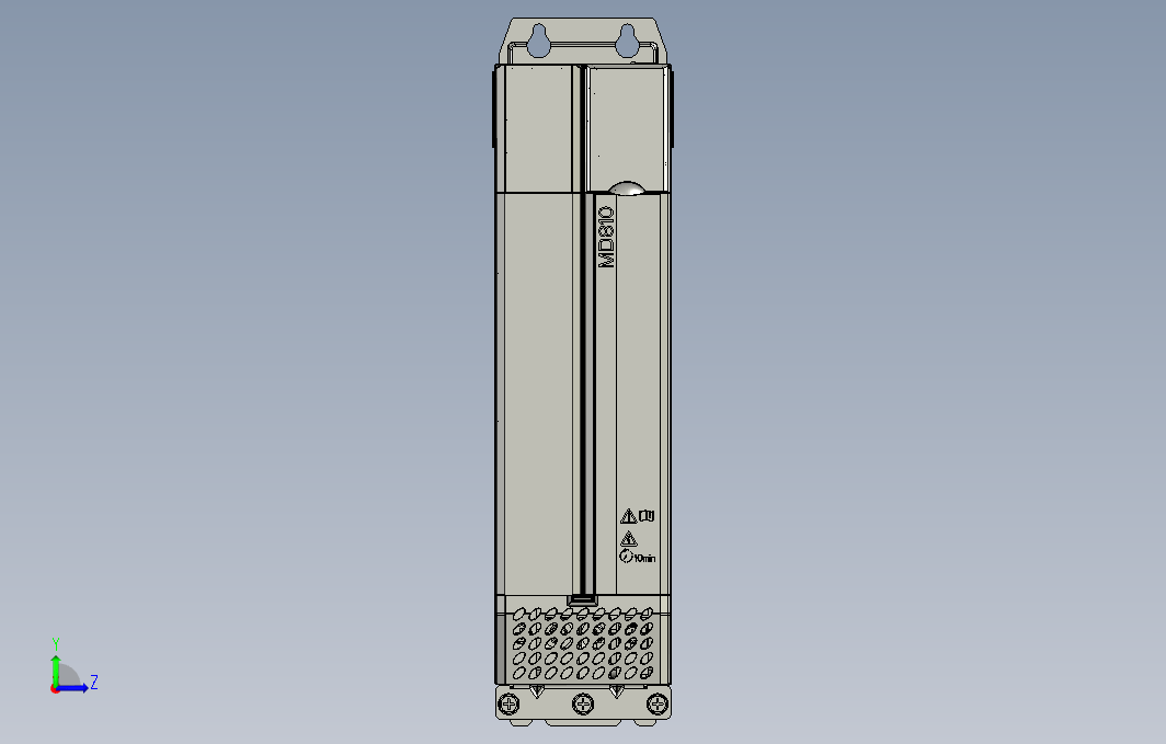 高性能多机传动驱动器STEP_B00(MD810-50M4T18.5G530+整机外形图)