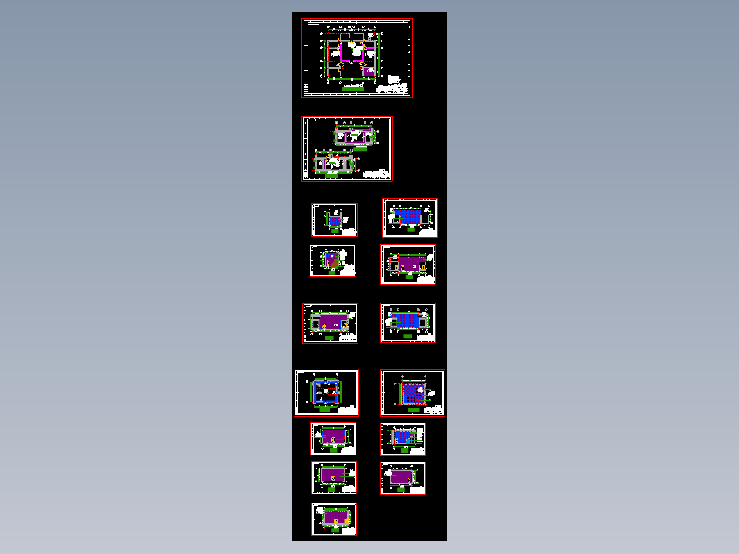 某市航空发动机组试车车间噪声控制设计+CAD+说明书