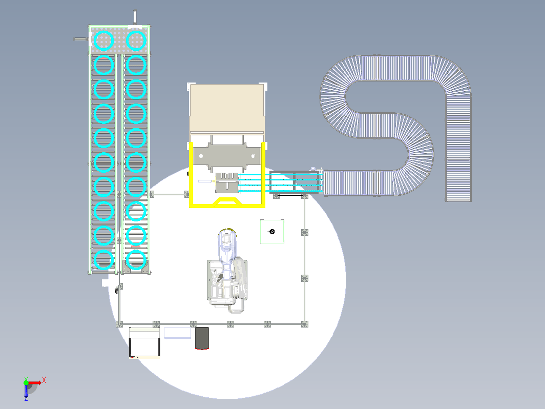 Robotic cell for Broaching机器人拉削系统