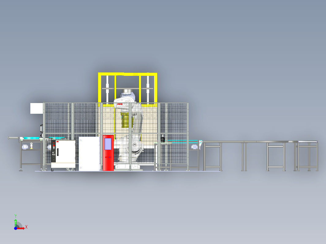 Robotic cell for Broaching机器人拉削系统