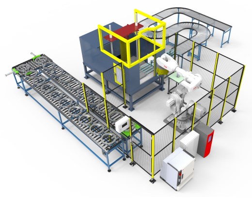 Robotic cell for Broaching机器人拉削系统缩略图