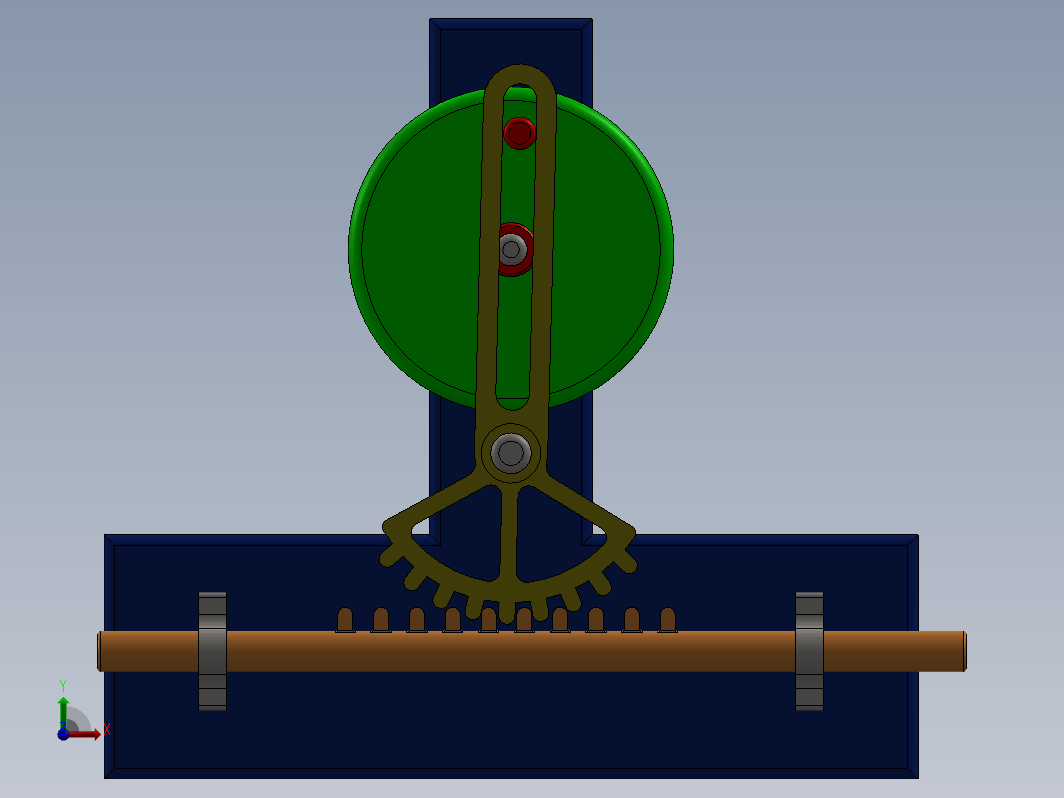 直线往复运动3D图档