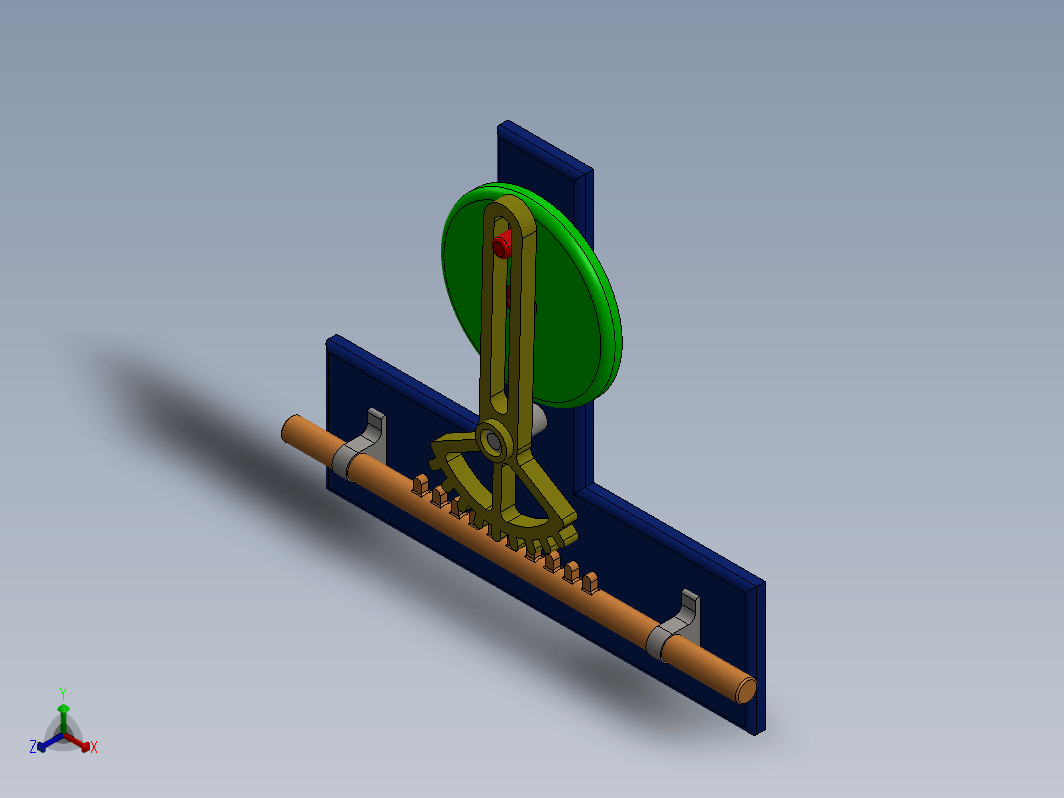 直线往复运动3D图档