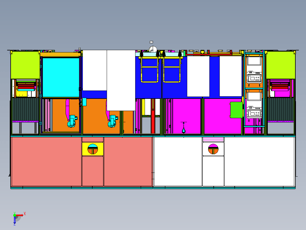 双机器人双夹具弧焊工作站总装设计