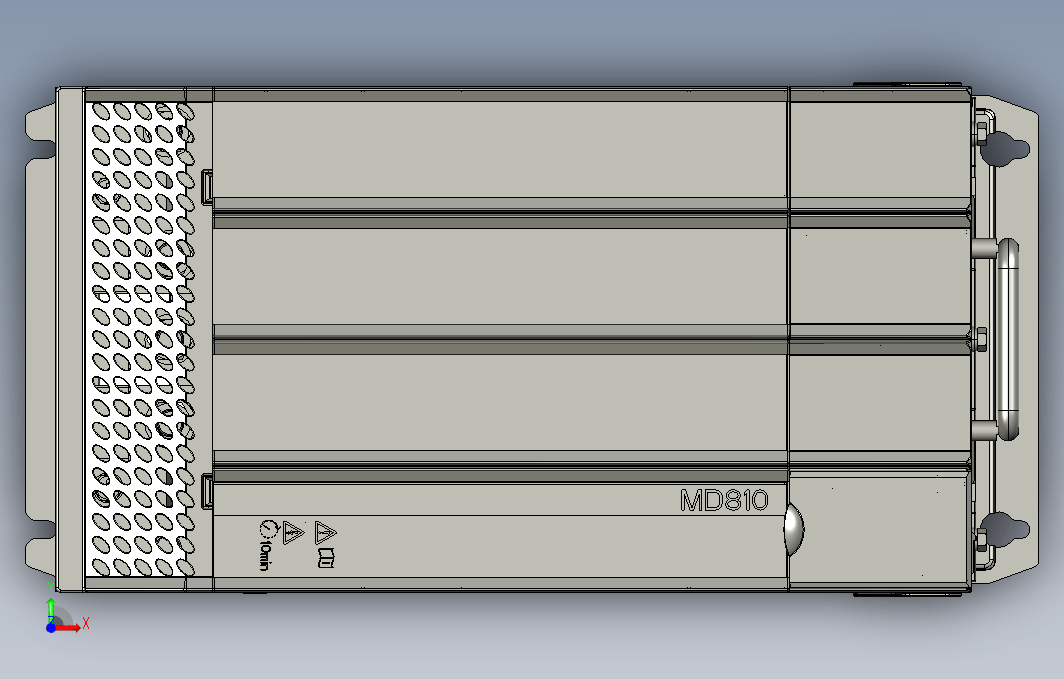 高性能多机传动驱动器STEP_B00(MD810-50M4T75G530+整机外形图)