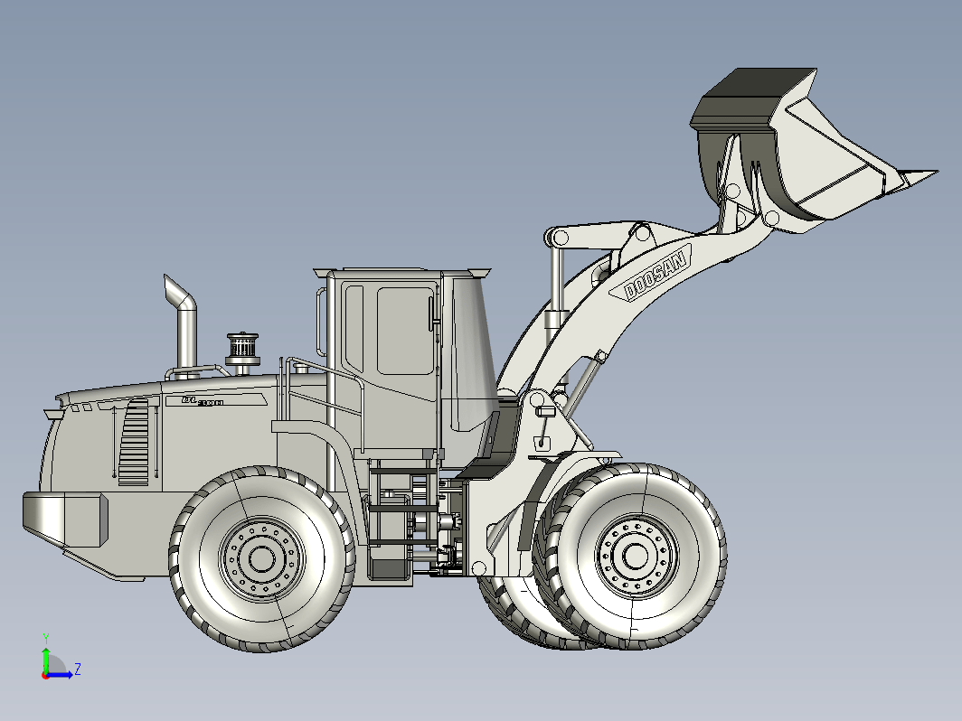 铲车3D模型