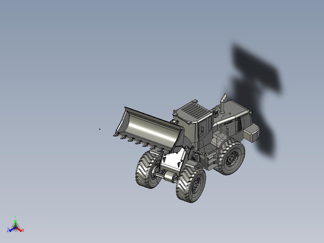 铲车3D模型