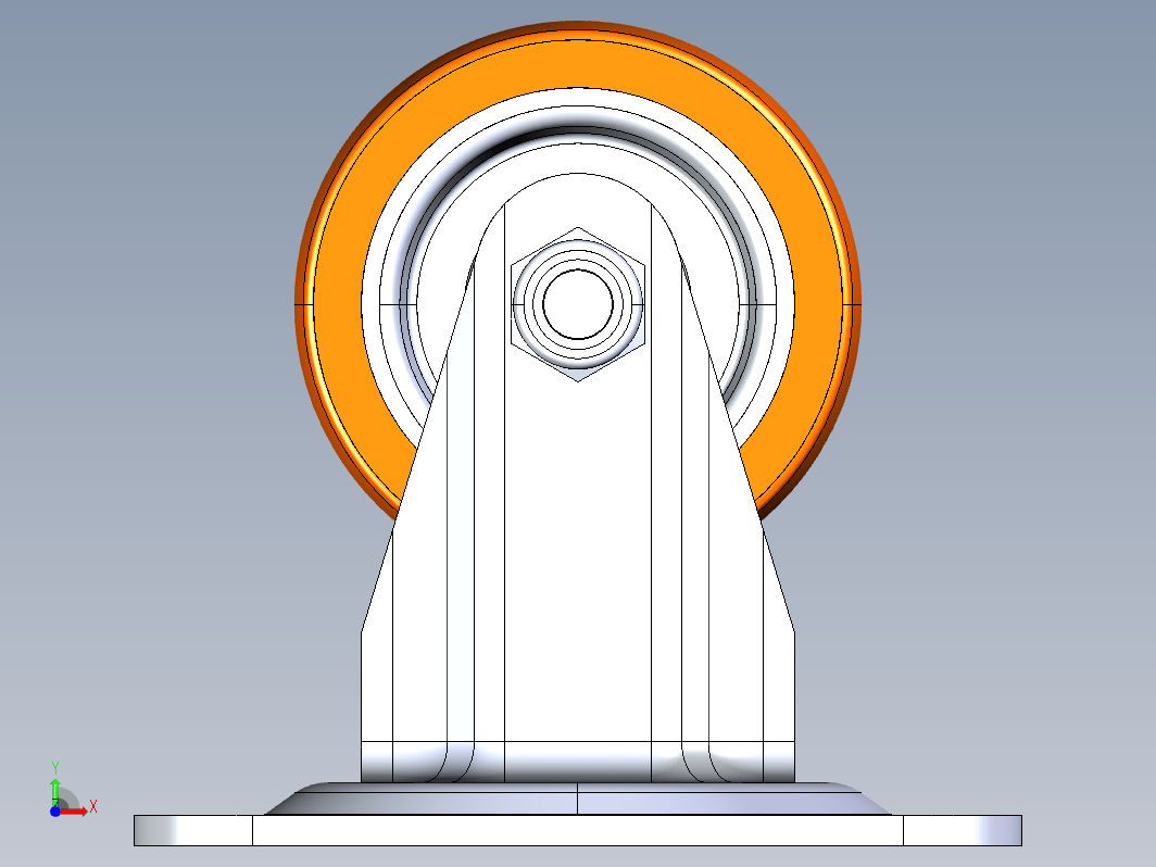 脚轮 模型9