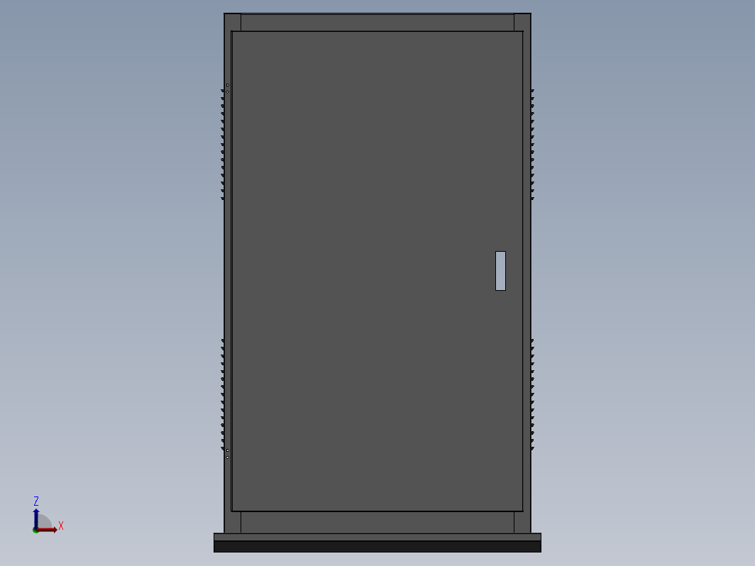 单回动态补偿箱800X450X1350钣金结构