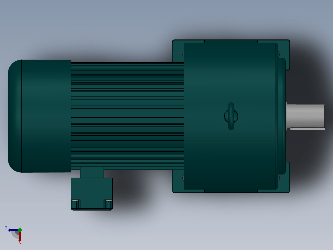 CH-40-2200-3～40卧式三相铝壳(刹车)马达减速机[CH-40-2200-25-G1]