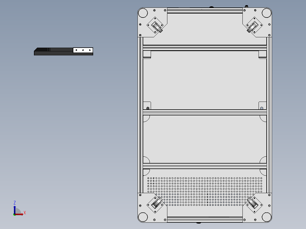 铝型材机架钣金造型-34