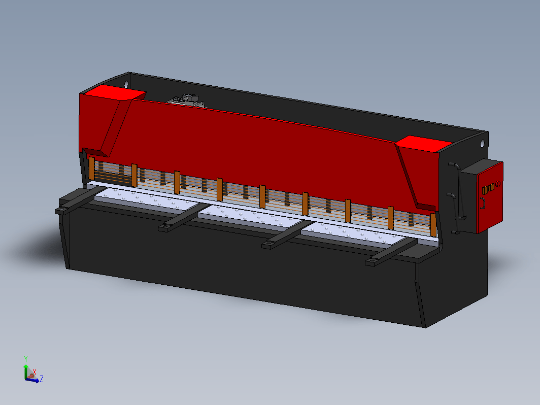 QC12Y-8X3200液压摆式剪板机