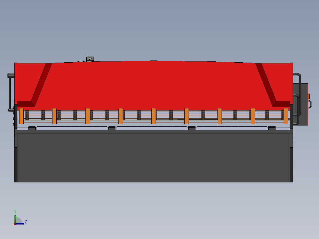 QC12Y-8X3200液压摆式剪板机