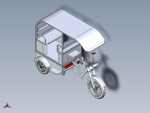 e-rickshaw载客电动三轮车缩略图
