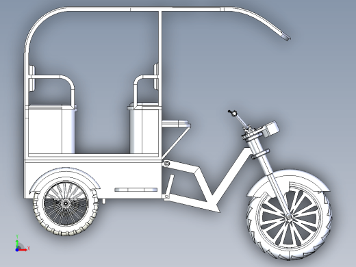 e-rickshaw载客电动三轮车缩略图