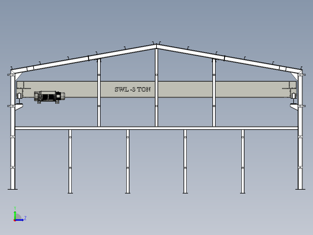 工厂天车建模