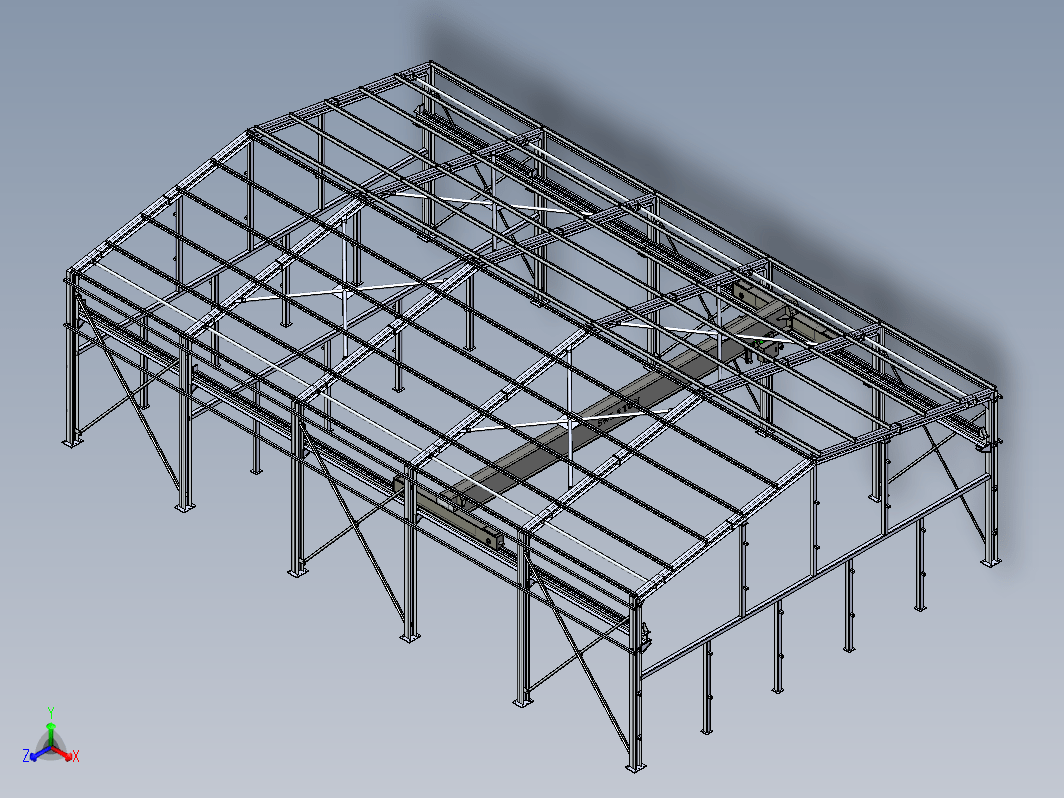 工厂天车建模