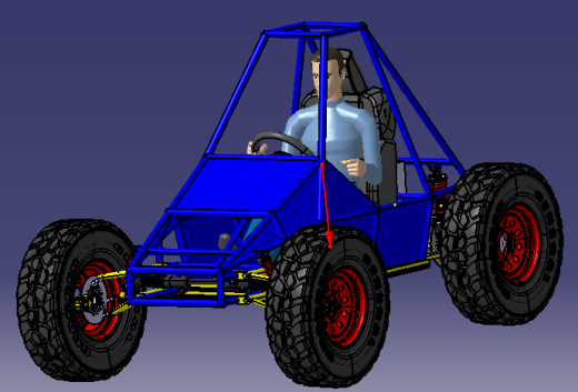 buggy casero钢管车