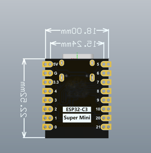 超级紧凑型ESP32-C3模块缩略图