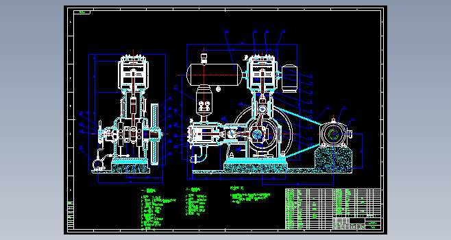 3L-15／12型空气压缩机设计(含CAD图) +CAD+说明