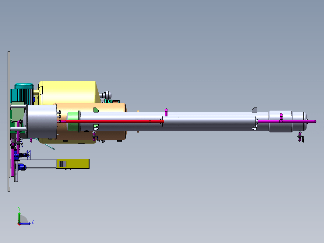 三效降膜3D图三维SW2014带参