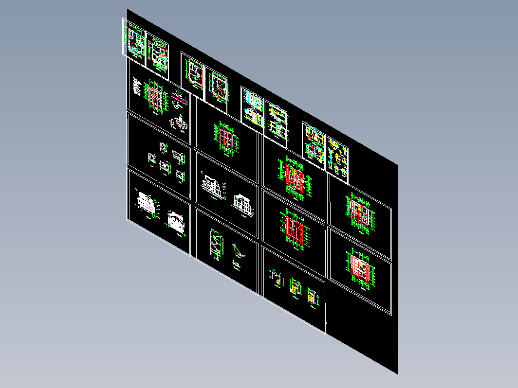 两套别墅建筑图纸