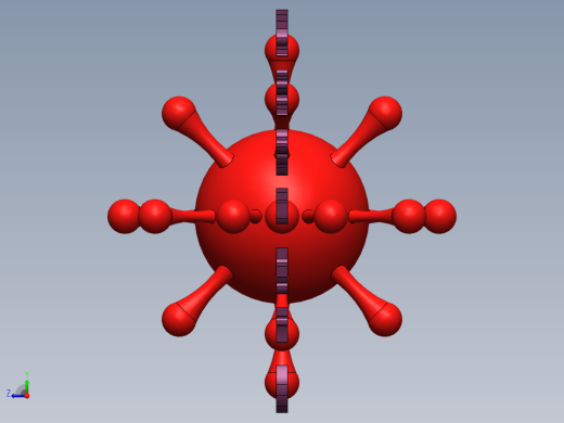 2款coronavirus冠状病毒简易模型缩略图
