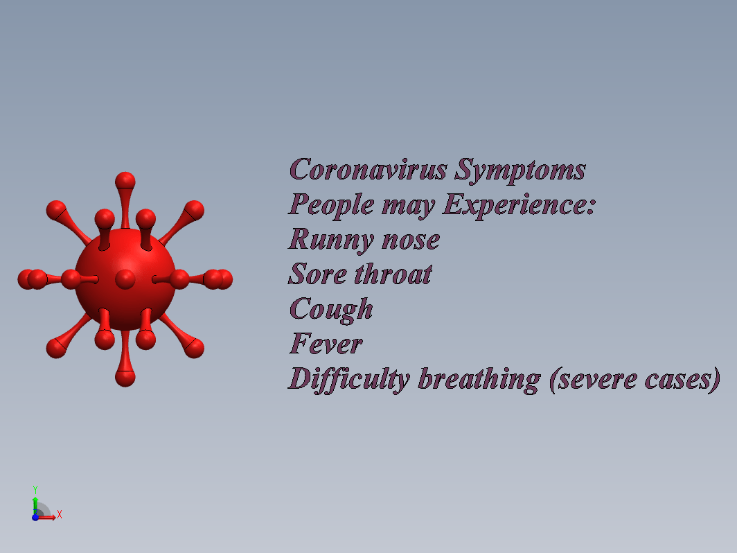 2款coronavirus冠状病毒简易模型