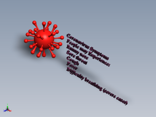 2款coronavirus冠状病毒简易模型缩略图