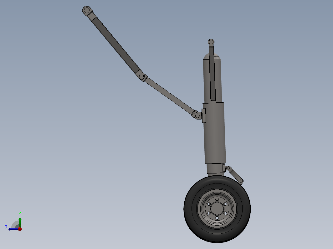 飞机起落架  airbus-a320-nose-landing-gear SW