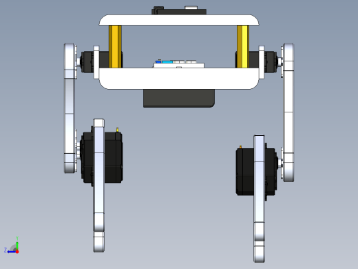 Tran Quadruped Robot Dog简易四足机器狗结构缩略图