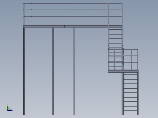 建筑物钢楼梯缩略图