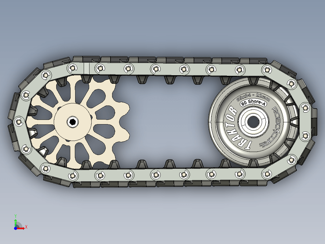 履带轮链轮 Traktor tank