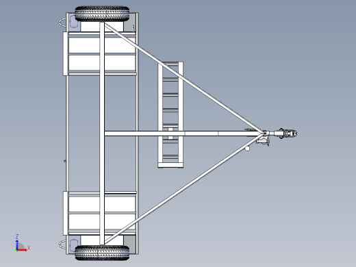 2.5Kg拖车3D数模图纸+STEP格式缩略图